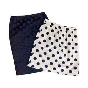 J. CREW POLKA DOT SKIRT BUNDLE SIZE 2
